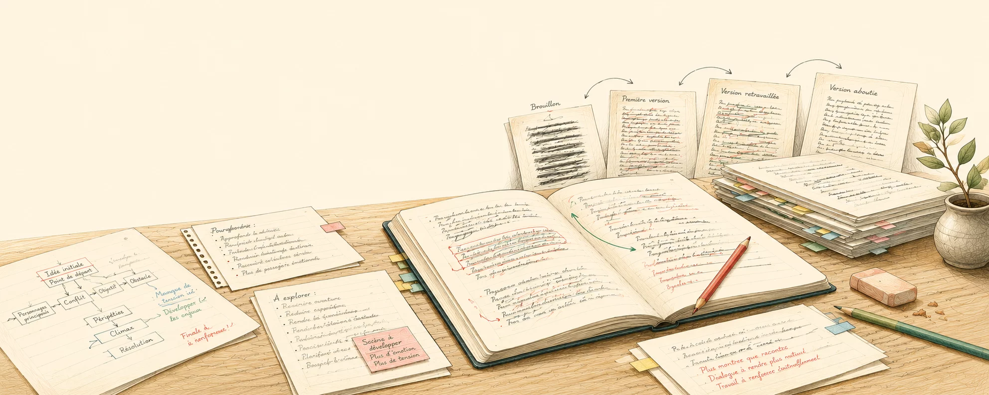 Réécriture du manuscrit avec accompagnement éditorial