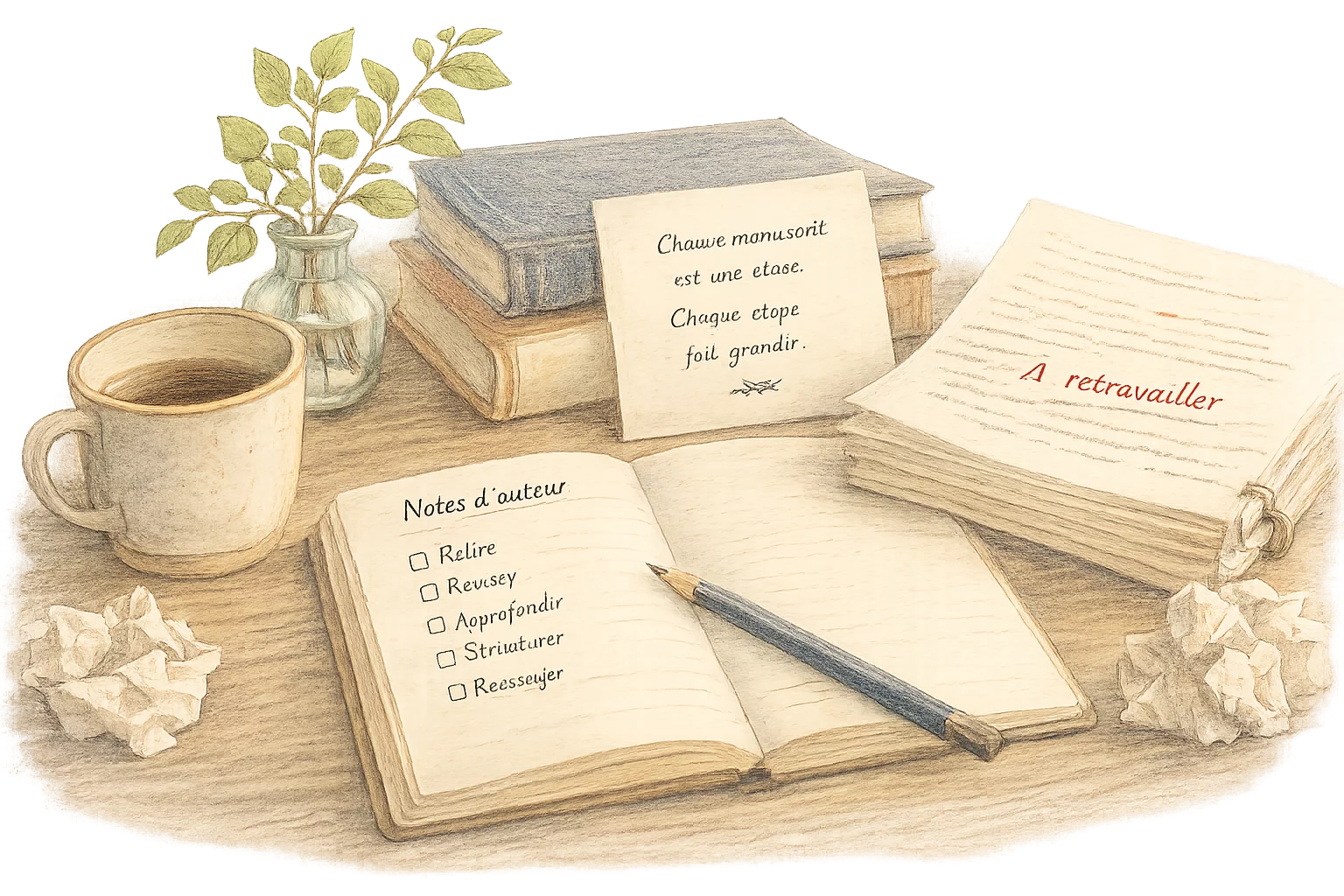retravailler son manuscrit Retravailler son manuscrit
